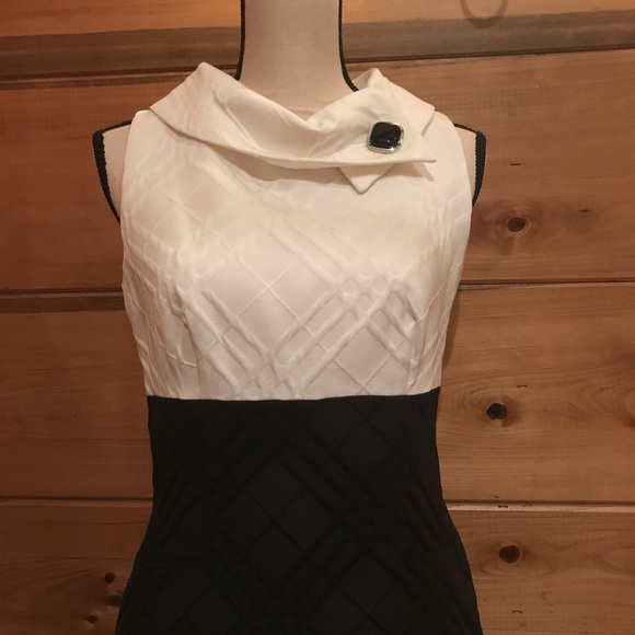 NWT Kim Rogers Black & White Dress - Picture 3 of 8